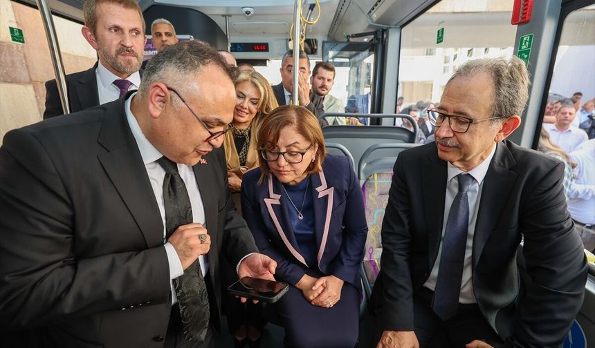 Gaziantep'te otobüs ve tramvaylarda ücretsiz yayın dönemi