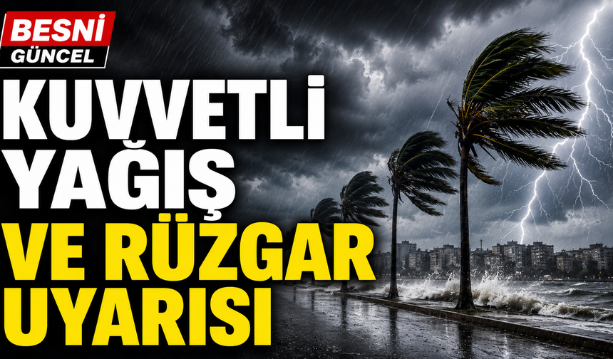 Meteoroloji'den Sel ve Fırtına Alarmı