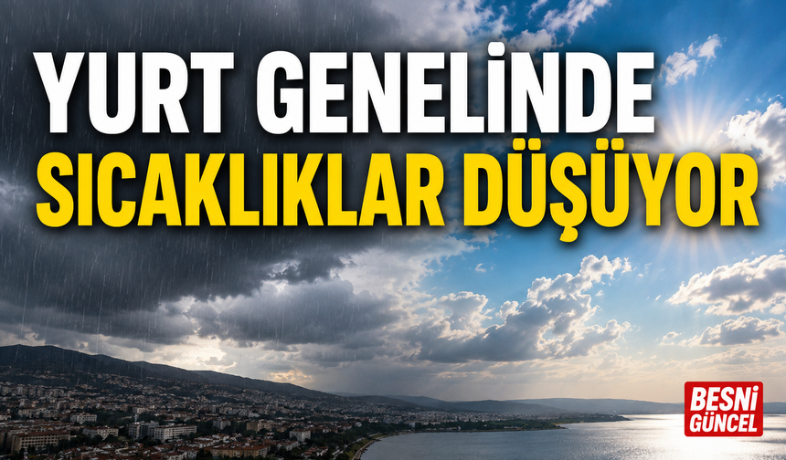 Türkiye Genelinde Hava Sıcaklıkları Değişim Rüzgarları