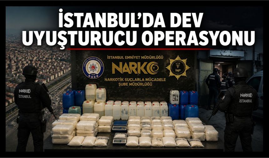Bayrampaşa ve Küçükçekmece'de 519 Kilo Uyuşturucu Ele Geçirildi