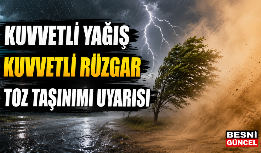 Kuvvetli Yağış Uyarısı