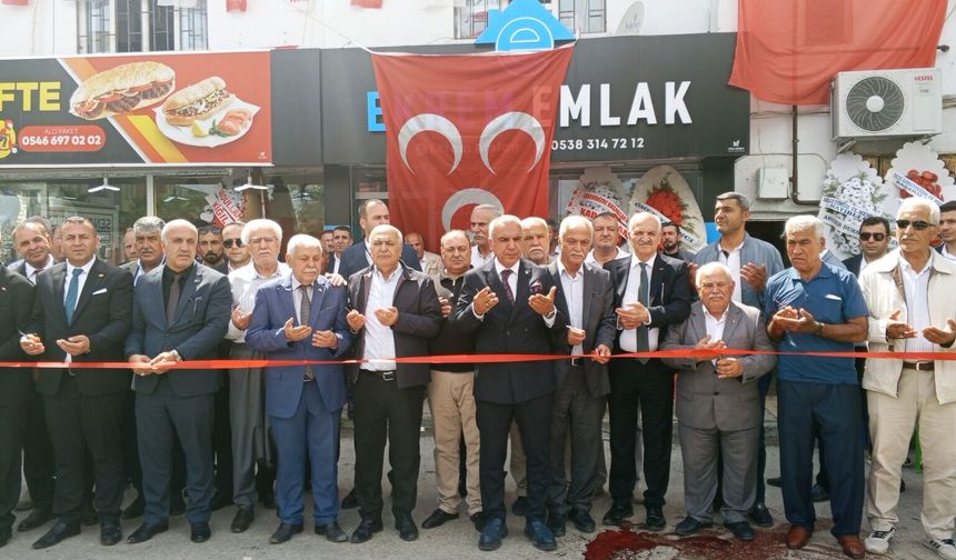 MHP Kahta Teşkilatı Yeni Hizmet Binasına Kavuştu