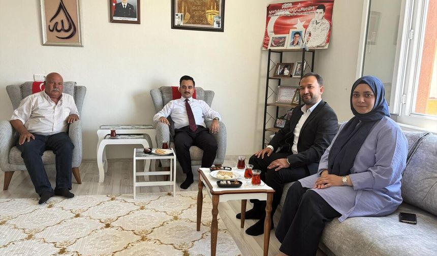 Şehit Ailesine Babalar Günü'nde Kaymakam Erciyas'tan Destek Ziyareti
