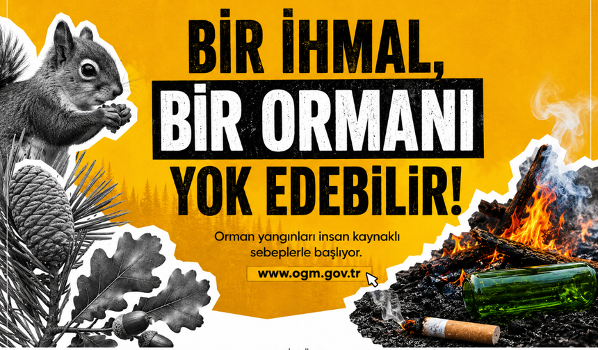 Orman Yangınlarının Yüzde 91'i İnsan Kaynaklı