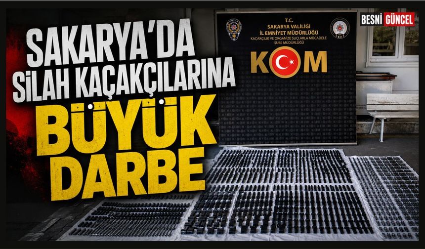 Sakarya Polisi, Silah Kaçakçılığına Büyük Darbe Vurdu