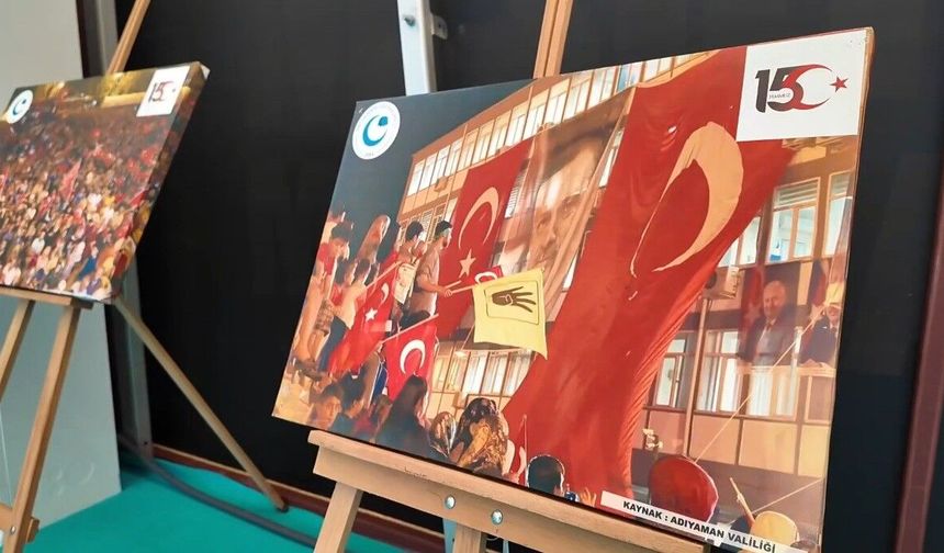 15 Temmuz'un Hafızası Adıyaman Kent Meydanı'nda Yaşatılıyor