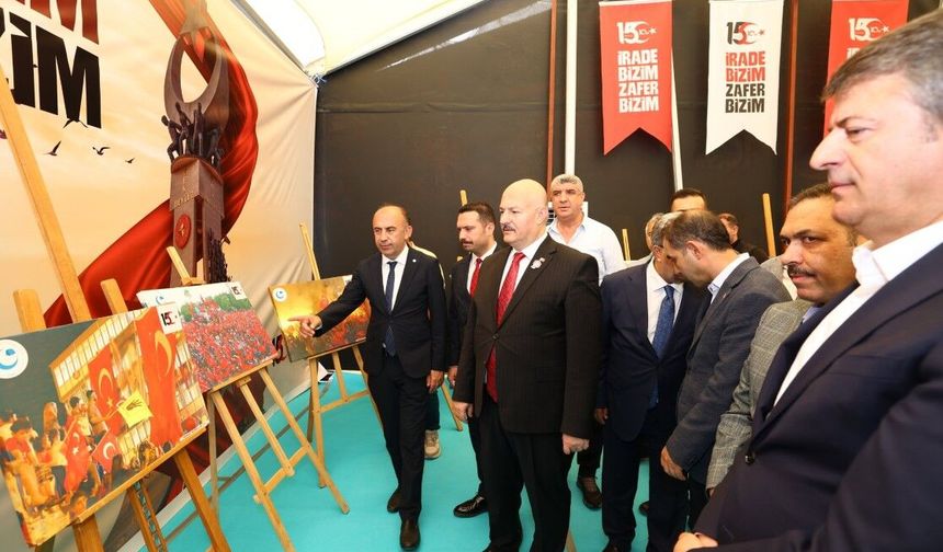 Adıyaman'da 15 Temmuz Ruhu Anma Çadırında Yaşatılıyor