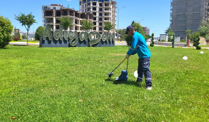 Belediye İşçisi Sanatıyla Adıyaman Duvarlarını Güzelleştiriyor
