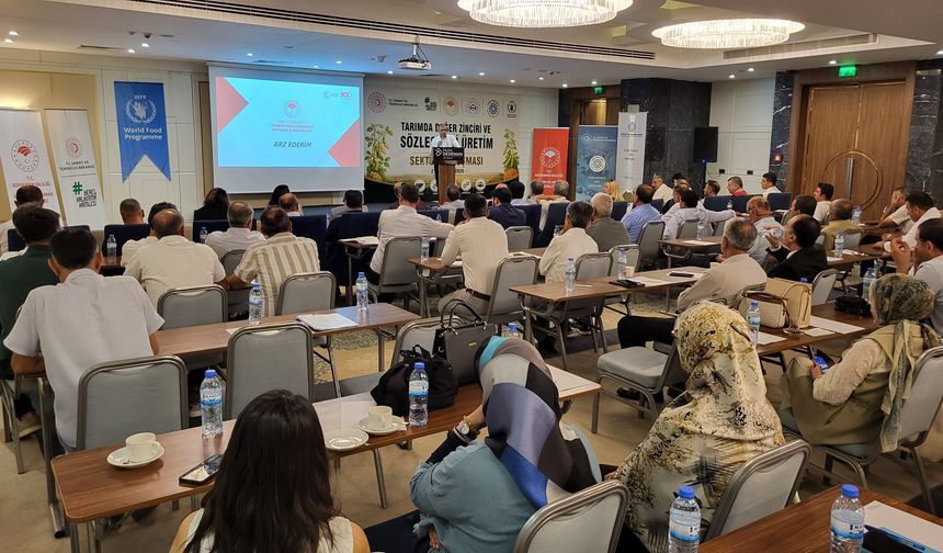 Adıyaman'da Tarım Sektörü Modern Üretim İçin Toplandı