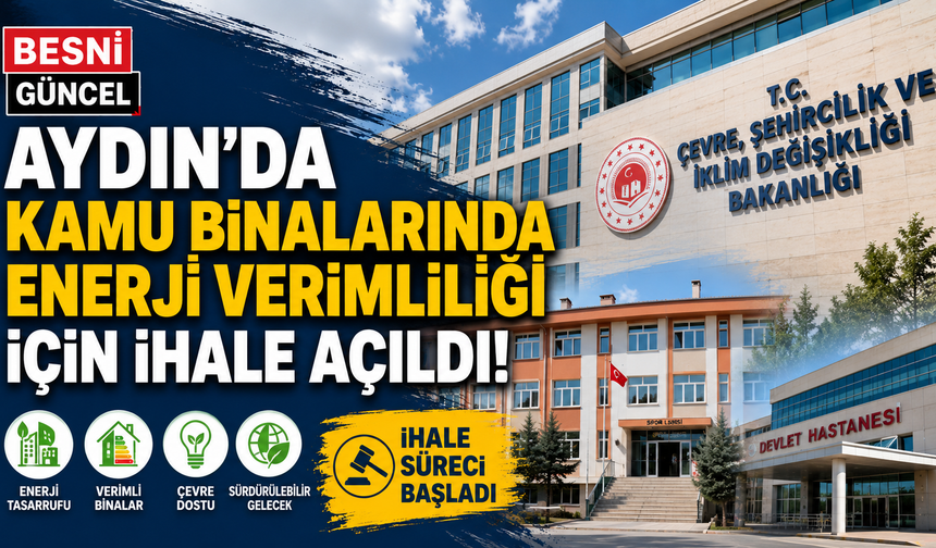 Aydın'daki 10 Kamu Binası Yenilenecek