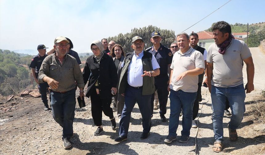 Vali Ustaoğlu: Yangında 1250 hektar alan zarar gördü.