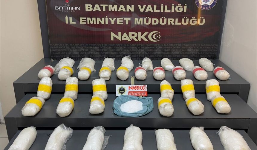 Batman'daki Yasa dışı madde Operasyonunda Tutuklama