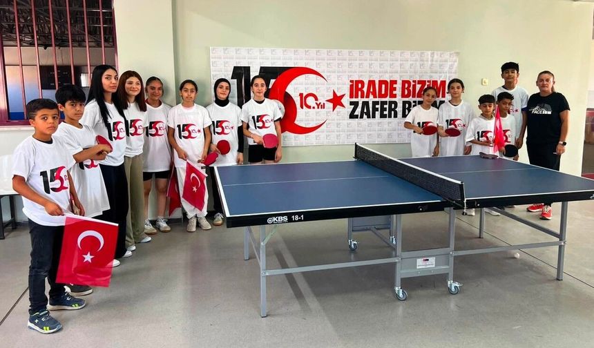 Besni'de Gençler 15 Temmuz Ruhunu Etkinliklerle Yaşadı