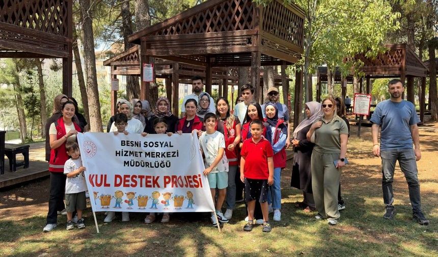 Besni'de aileler ve çocuklar aynı sofrada buluştu
