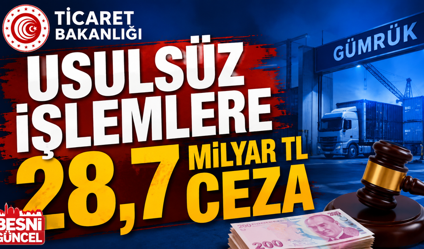 Ticaret Bakanlığı Usulsüzlüklere Geçit Vermedi. Devletin gelir kaybı önlendi