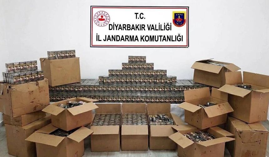 Diyarbakır'da kaçakçılık operasyonları: 37 şüpheliye işlem