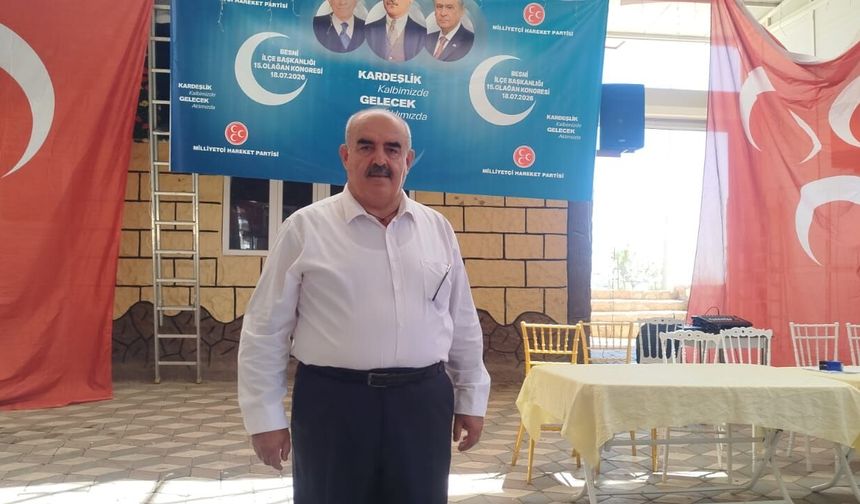 MHP Besni İlçe Kongresi Tek Listeyle Yapılıyor