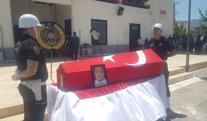 İslahiye'de Vefat Eden Polis Memuru Uğurlandı