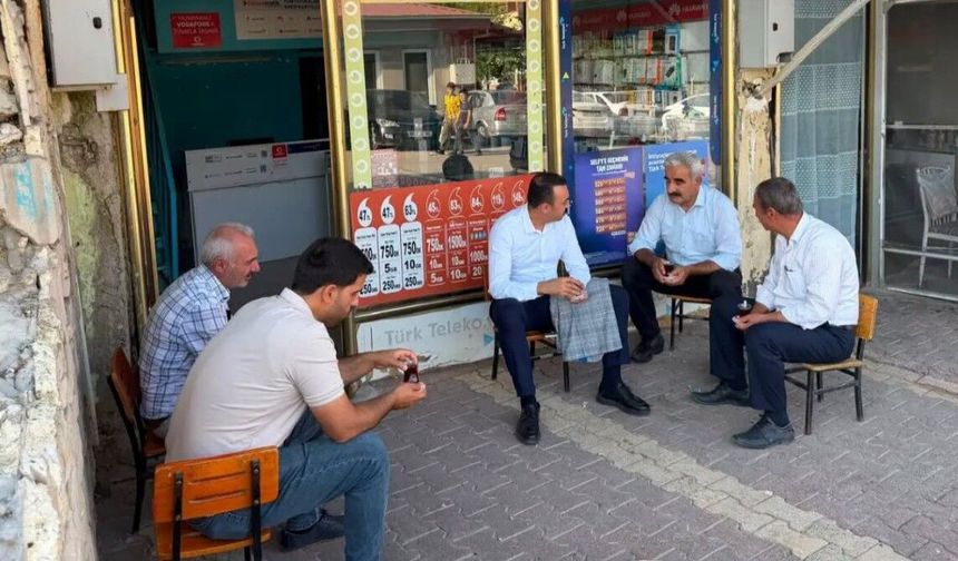 Kaymakam Pelvan'dan iş yerlerine ziyaret