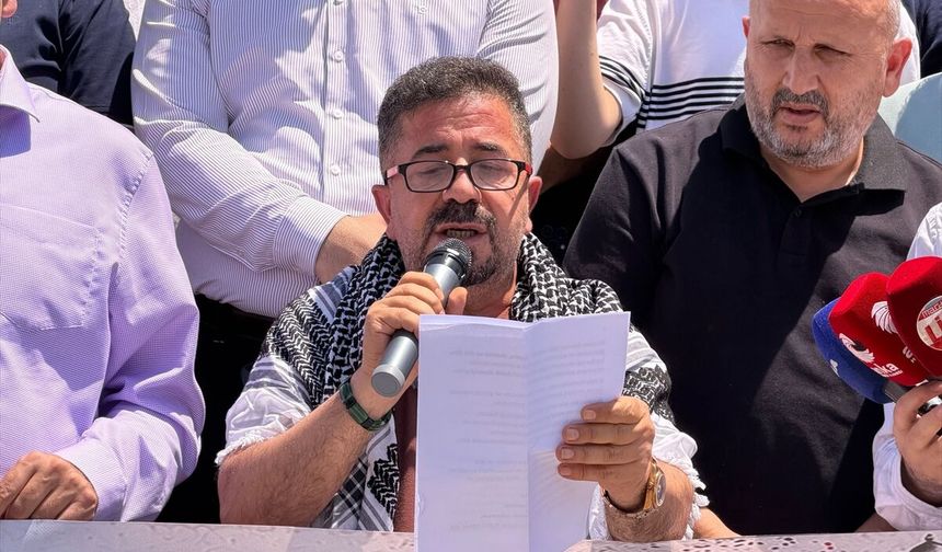 Mardin'de Sivil Toplum Kuruluşları İsrail Saldırılarına Tepki Gösterdi