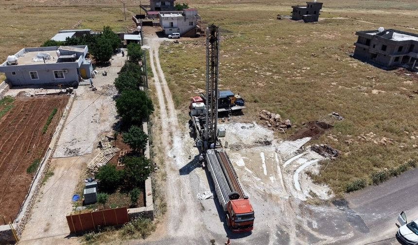 Mardin Eryeri'ye Yeni İçme Suyu Sondaj Kuyusu