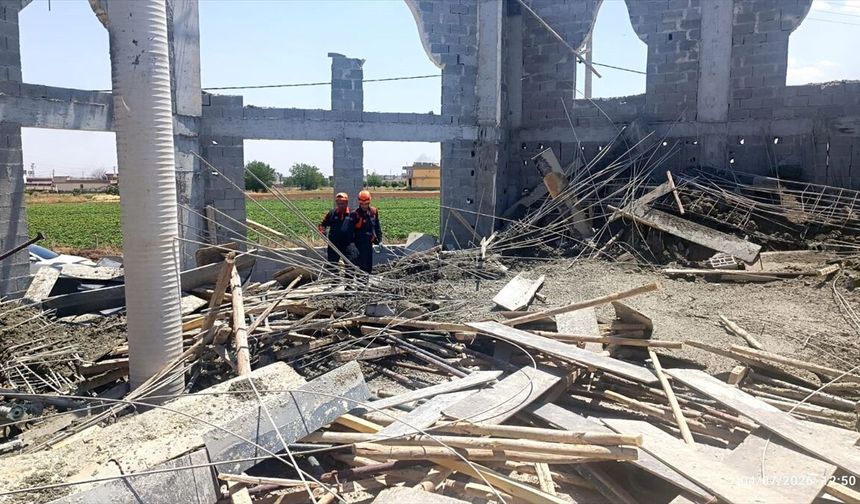 Şanlıurfa'da cami inşaatında talihsiz olay: 3 işçi yaralı