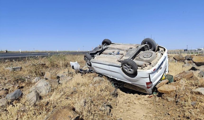 Siverek'te 4 Kişinin Yaralandığı Trafik Kazası