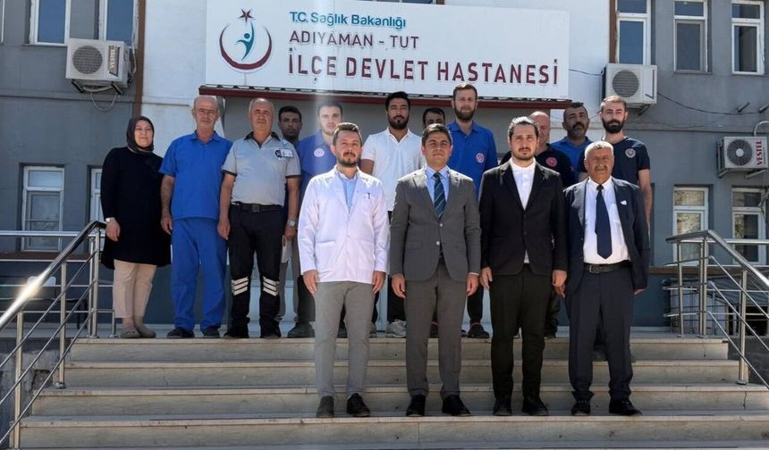 Tut'ta Kaymakam Bağış Devlet Kurumlarını Ziyaret Etti