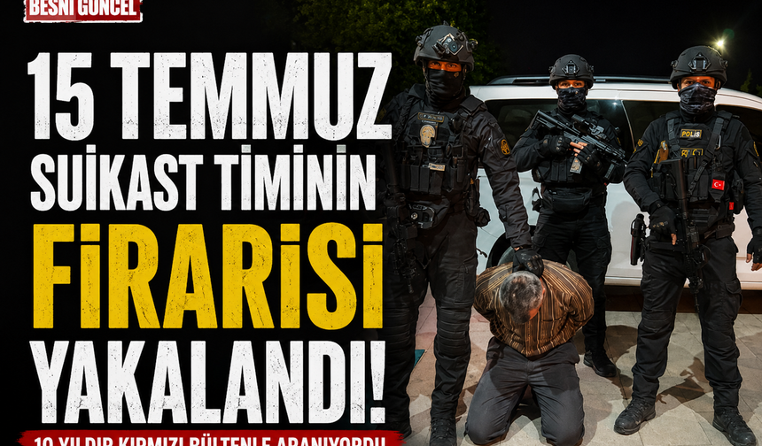 10 Yıldır Aranan FETÖ Şüphelisi Yakalandı