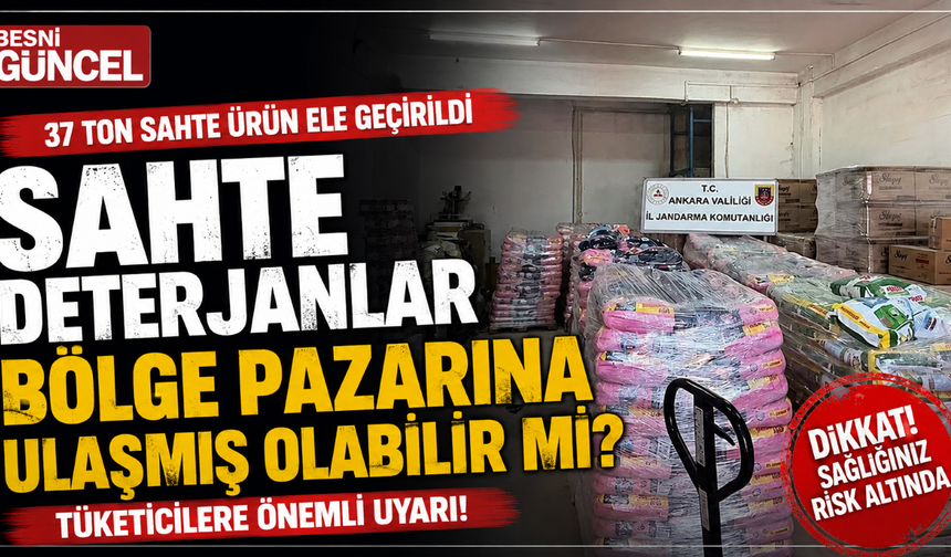 Ankara’daki Sahte Ürün Operasyonu Alarm Verdi