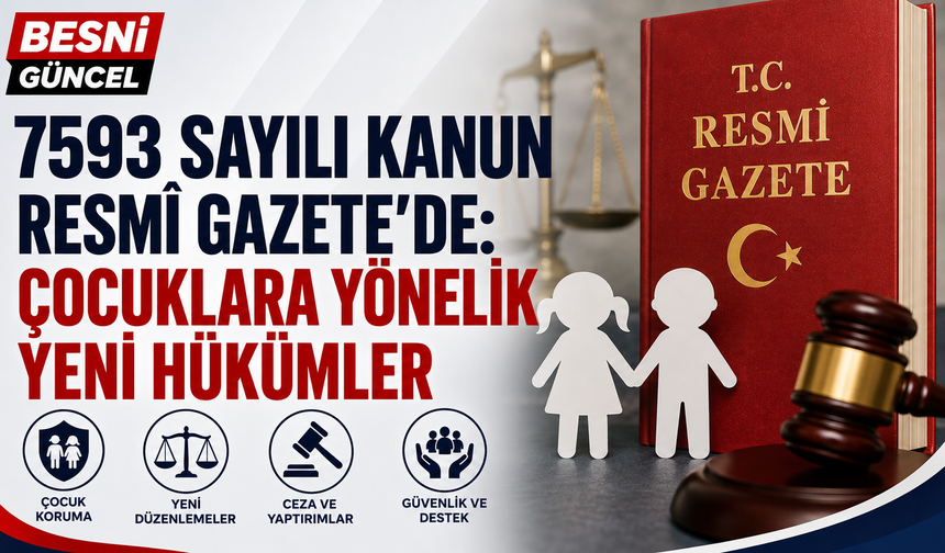 Çocukların Adli Süreçlerinde Yeni Düzenleme: Cezalar ve Tedbirler Yenilendi