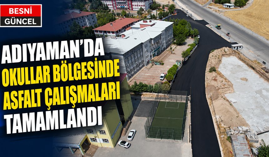 Tutdere Sözünü Tuttu: Okullar Bölgesinde Yollar Yenilendi