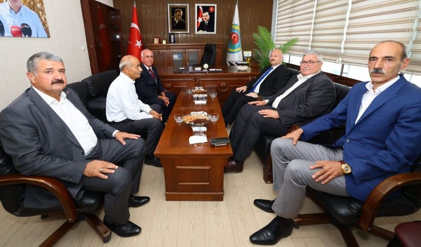 Adıyaman Valisi Küçük’ten Ziraat Odası’na Ziyaret