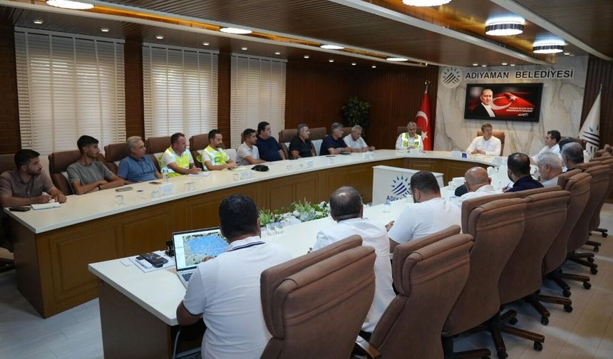 Adıyaman'da Altyapı Yatırımları Masaya Yatırıldı