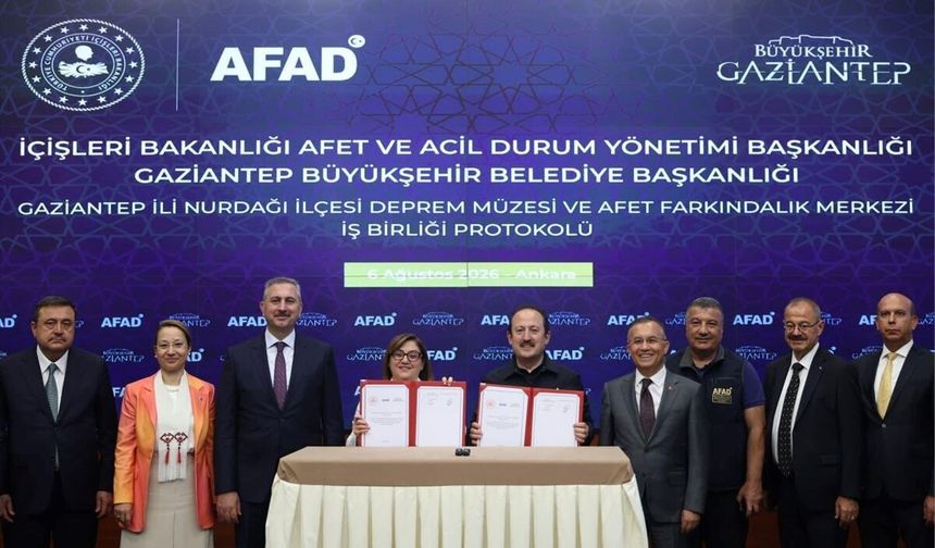 Gaziantep'te Afet Farkındalık Merkezi Kuruluyor