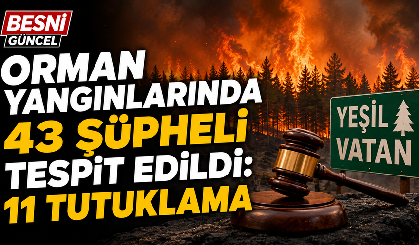 Akın Gürlek: Ormanları Yakanlar Adalet Önünde Hesap Verecek