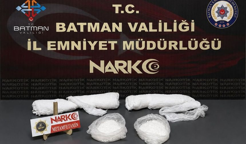 Batman'da Alçı İçinde Yasa dışı madde Madde Operasyonu