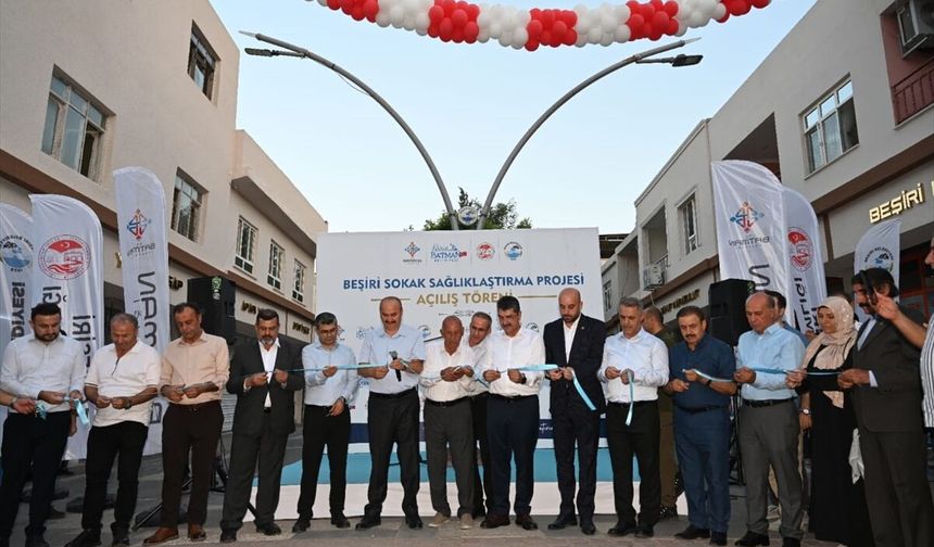 Beşiri'de Cadde Sağlıklaştırma Tamamlandı