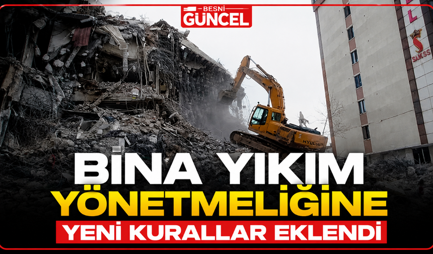 Yüksek Yapıların Yıkımına Yeni Kurallar Getirildi