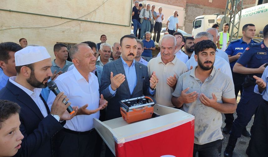 Çelikhan'a Yeni Cami İçin İlk Harç Döküldü.