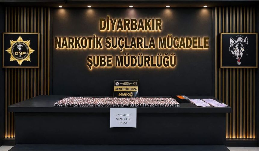 Diyarbakır'da Sentetik Ecza Ele Geçirildi: Şüpheli Tutuklandı