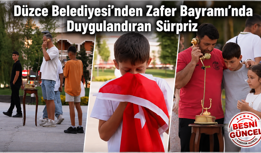 Düzce Belediyesi’nden Kahramanlara Duygulandıran Mesaj