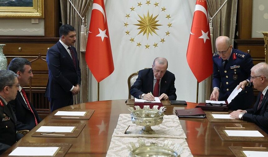 Erdoğan'ın Onayıyla TSK'da Terfi ve Atamalar Belli Oldu