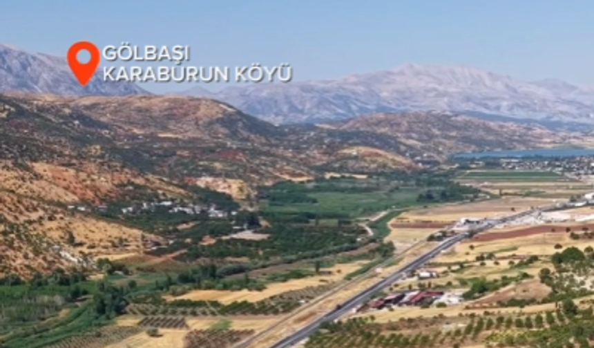 Gölbaşı Karaburun Köyü’nde Yol Çalışmaları Tamamlandı