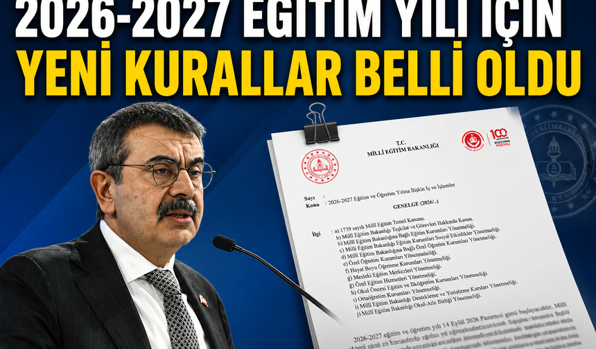 MEB'den Yeni Eğitim Yılı İçin Kritik Genelge