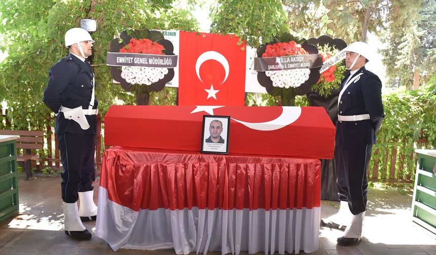Muğla'daki Kazada Hayatını Kaybeden Polis memuruna Veda