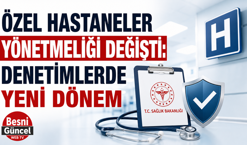 Özel Hastanelere Fiziki Şartlarda Muafiyet Geldi
