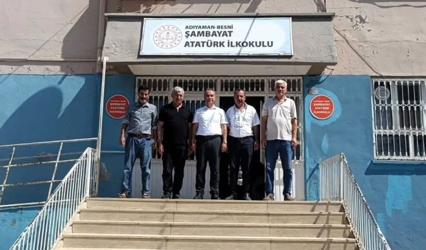 Şambayat’ta Eğitim Kurumlarına Yerinde İnceleme