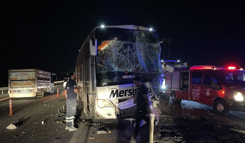 Şanlıurfa Siverek'te Otobüs Kazası: Çok Sayıda Yaralı Var
