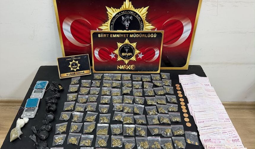 Siirt'te Yasadışı Madde Operasyonu: 2 Gözaltı